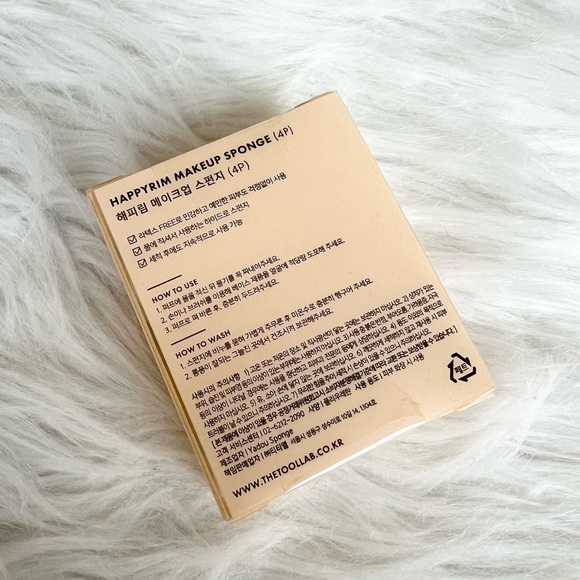 The Tool Lab HappyRim Makeup Sponge KBeauty Korean Brand NEW - Picture 3 of 6